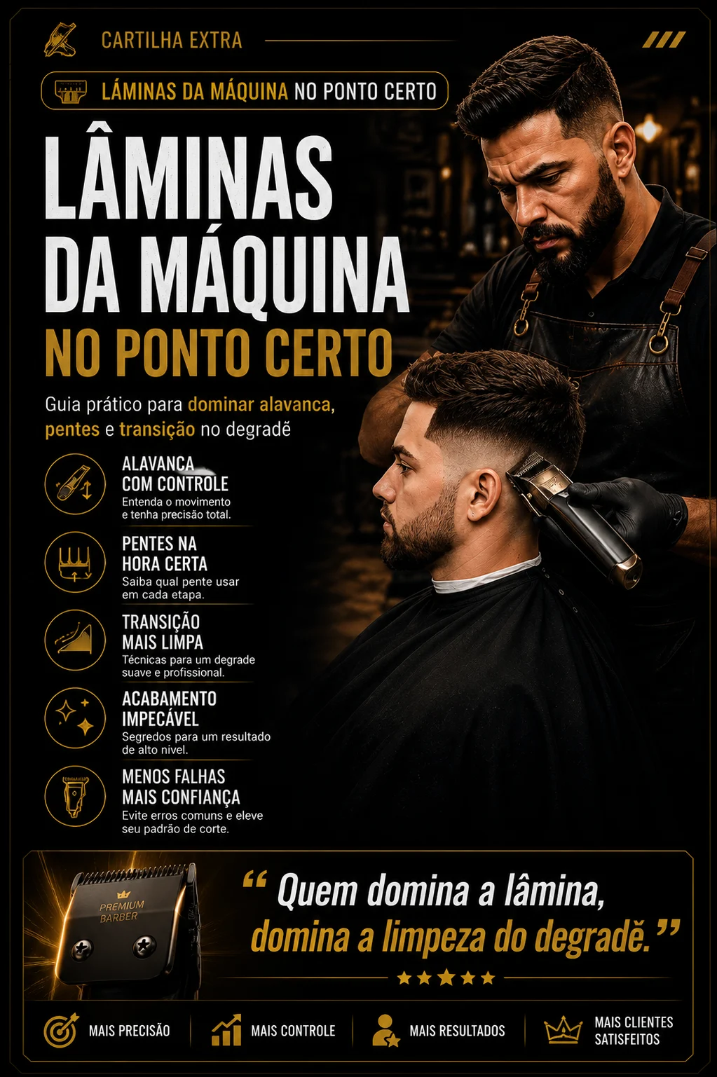 Aprenda as técnicas na prática para aprimorar seus cortes e ter um DEGRADÊ TOP